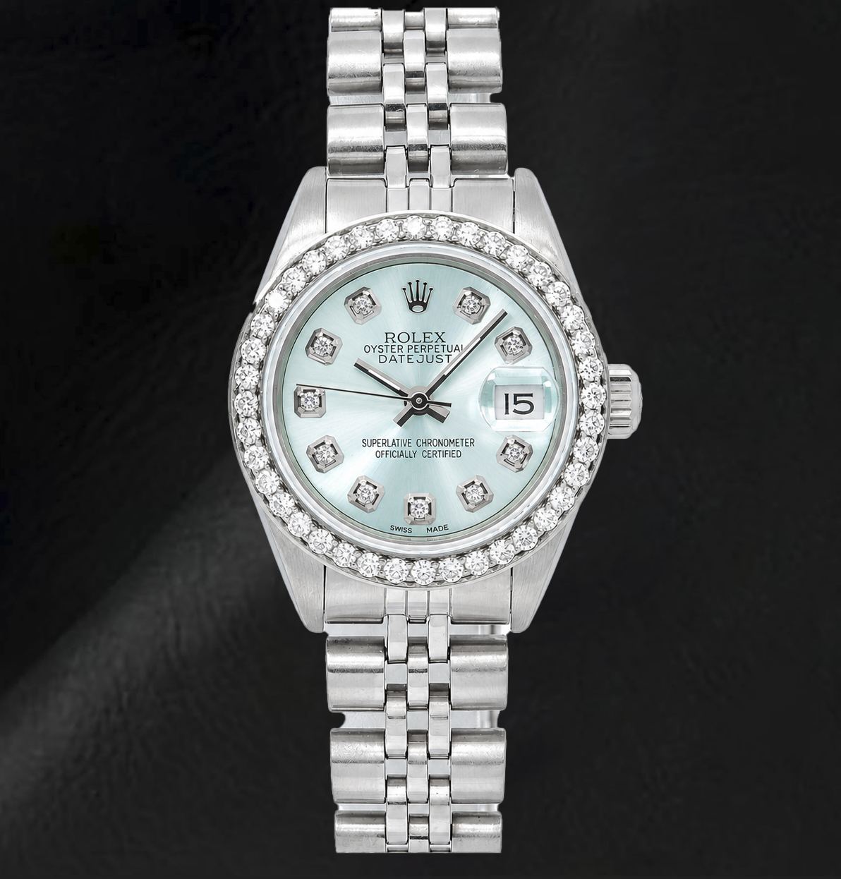 Rolex Datejust 6916 26mm Blue Diamond Dial Stainless Steel Watch