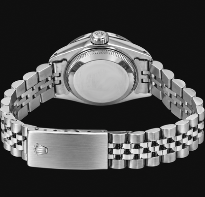 Rolex Datejust 6916 26mm Blue Mother of Pearl Diamond Dial Stainless Steel Watch