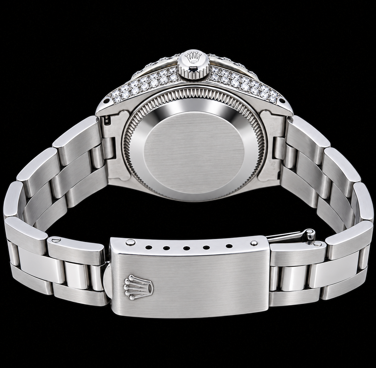 Rolex Datejust 6916 26mm Pink Mother of Pearl Diamond Dial Stainless Steel Watch