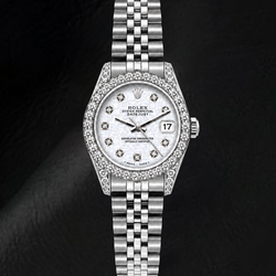 Rolex Datejust 6916 26mm Silver Jubilee Diamond Dial Stainless Steel Watch