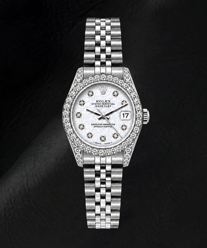 Rolex Datejust 6916 26mm Silver Jubilee Diamond Dial Stainless Steel Watch