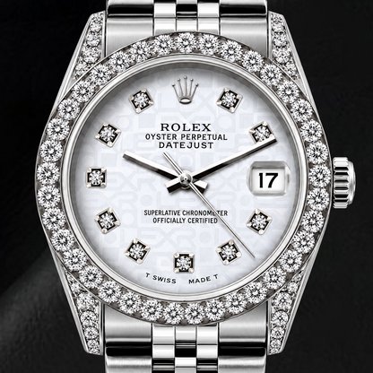 Rolex Datejust 6916 26mm Silver Jubilee Diamond Dial Stainless Steel Watch