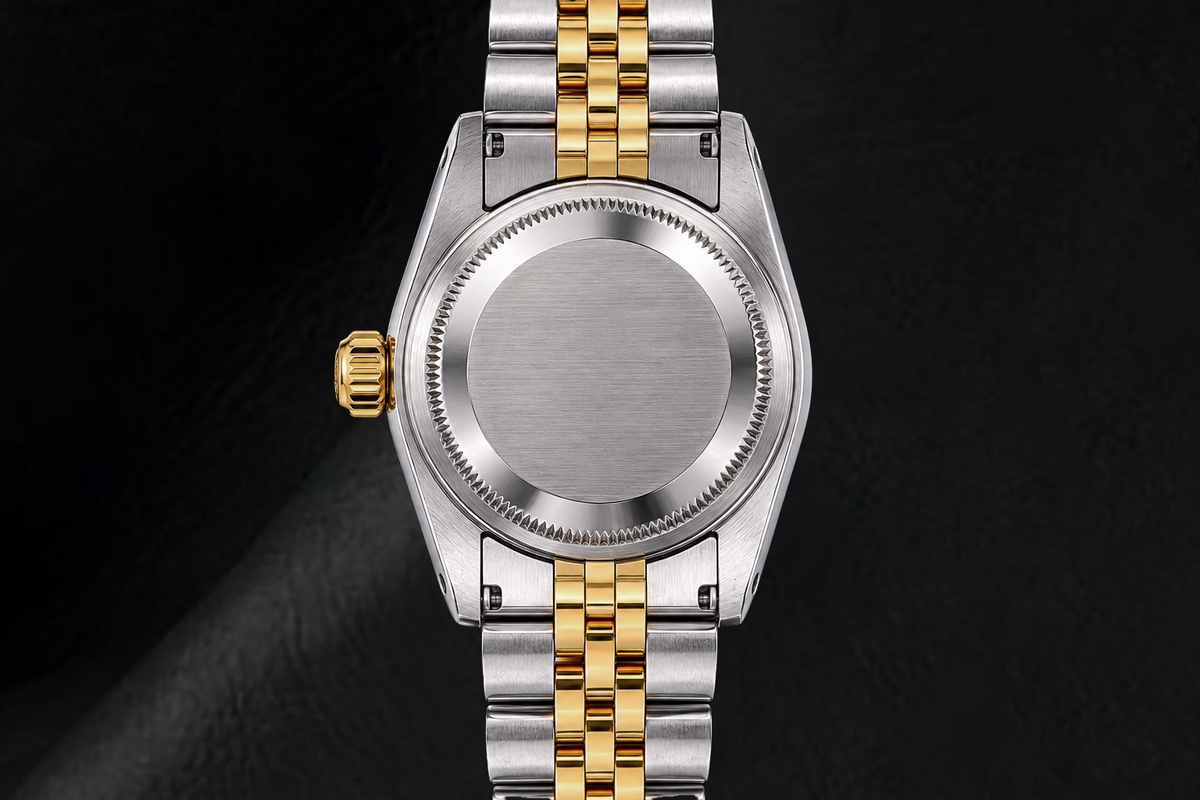 Rolex Datejust 69173 26mm Champagne Stick Dial Two Tone Watch 