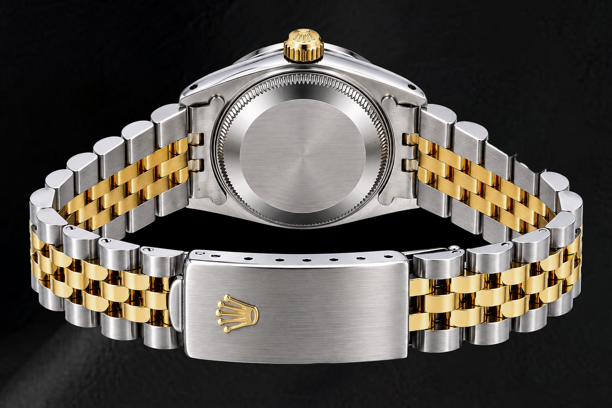 Rolex Datejust 69173 26mm Champagne Stick Dial Two Tone Watch 