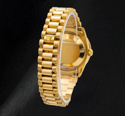 Rolex Datejust 69178 26mm Black Diamond Dial Yellow Gold Watch
