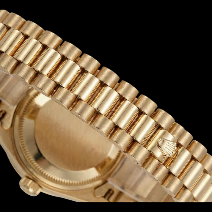 Rolex Datejust 69178 26mm Blue Mother of Pearl Diamond Dial Yellow Gold 18K Watch