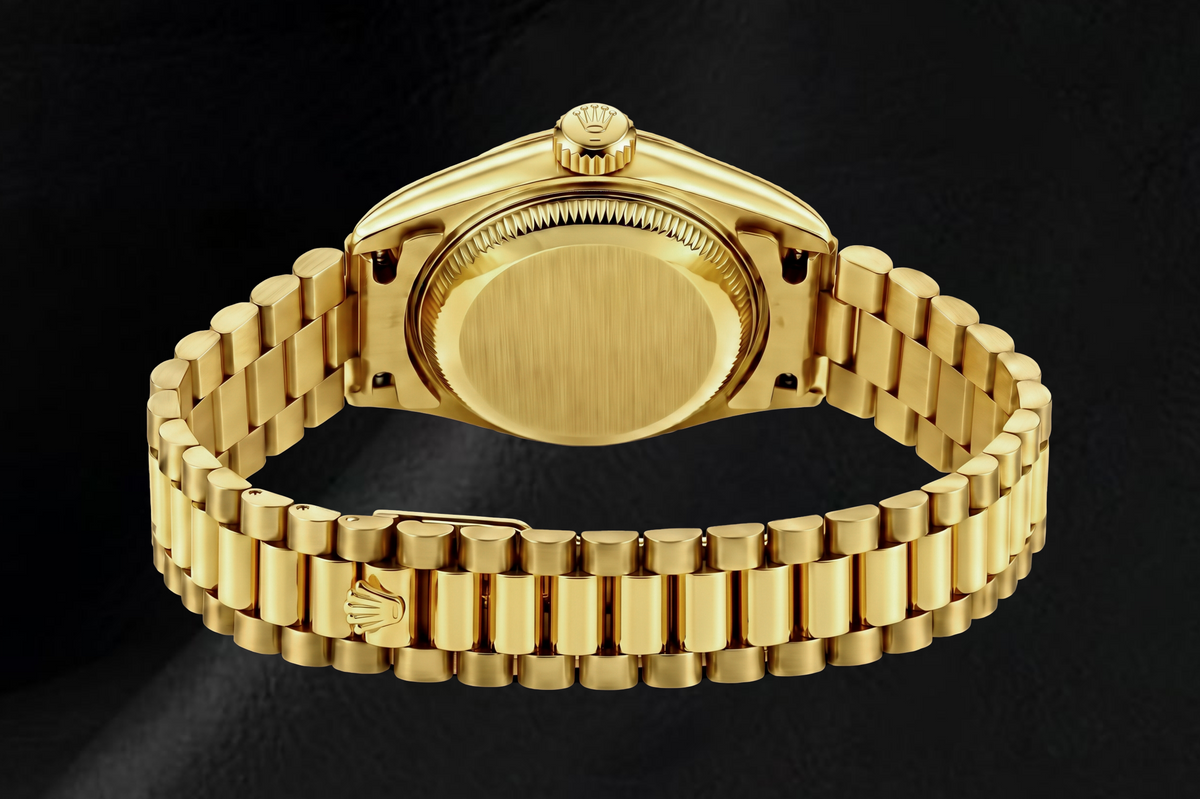 Rolex Datejust 69178 26mm Turquoise Diamond Dial Yellow Gold Watch