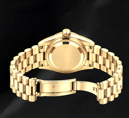 Rolex Datejust 69178 Champagne Dial 26mm President Bracelet Yellow Gold Watch 18K