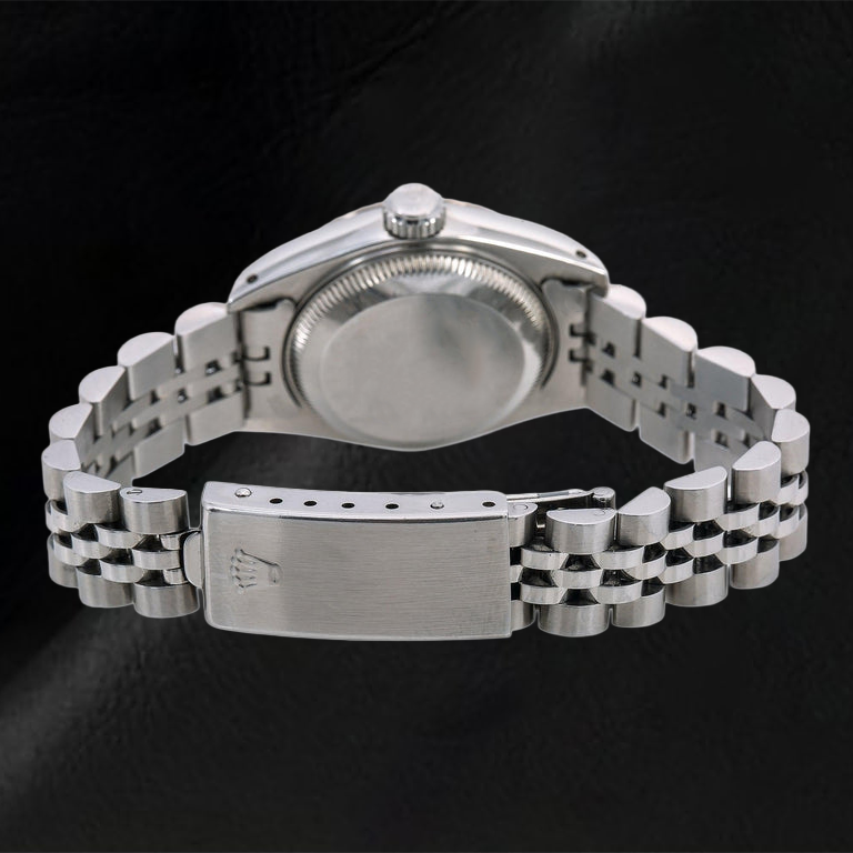 Rolex Datejust 6917 26mm Ice Blue String Diamond Dial Stainless Steel Jubilee Bracelet Watch