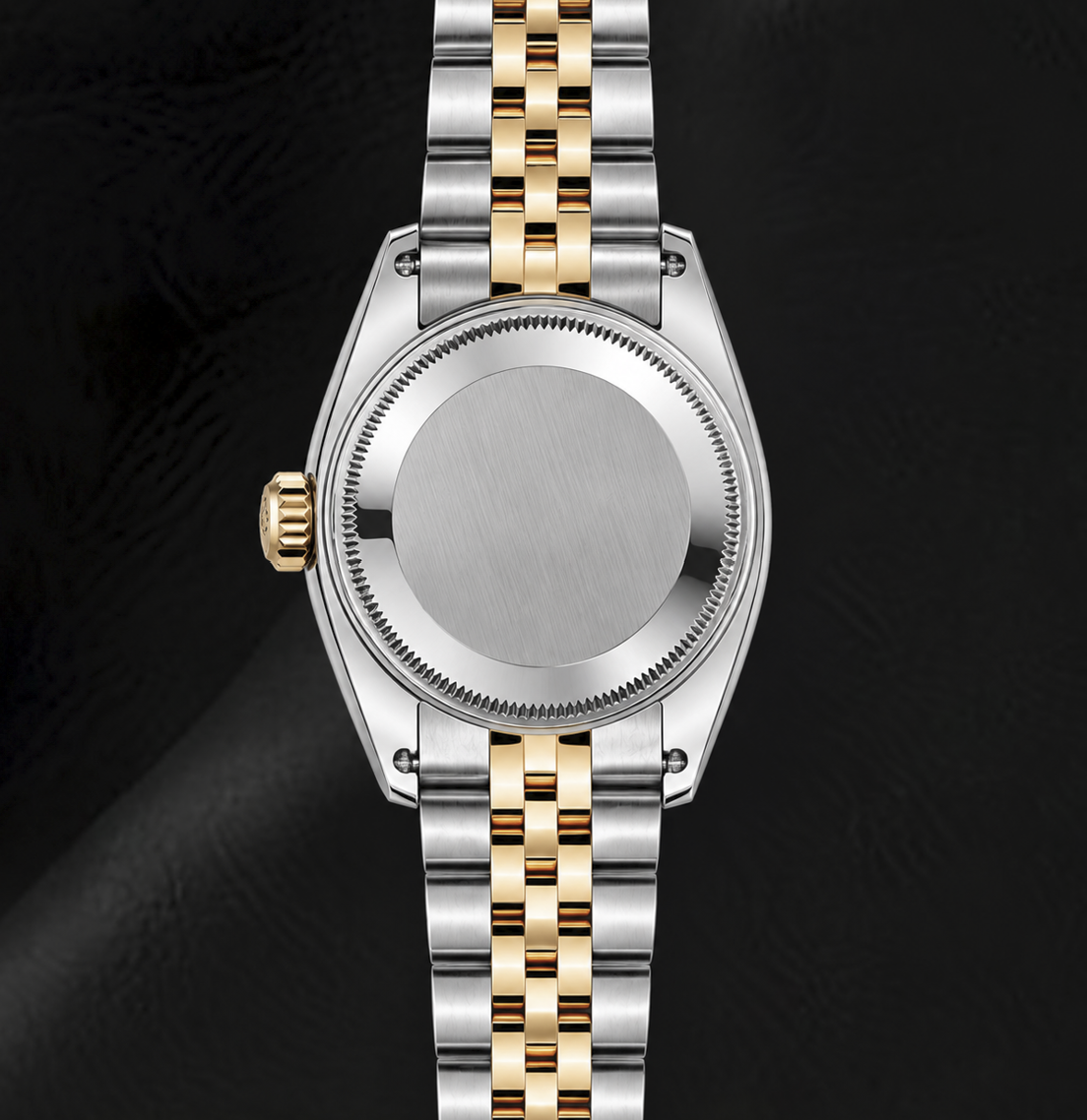 Rolex Datejust 6917 26mm Pink Floral Diamond Dial Two Tone Watch