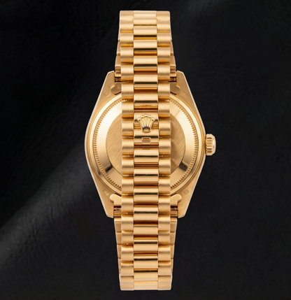 Rolex Datejust 6917 26mm Red Diamond Dial Two Tone Watch