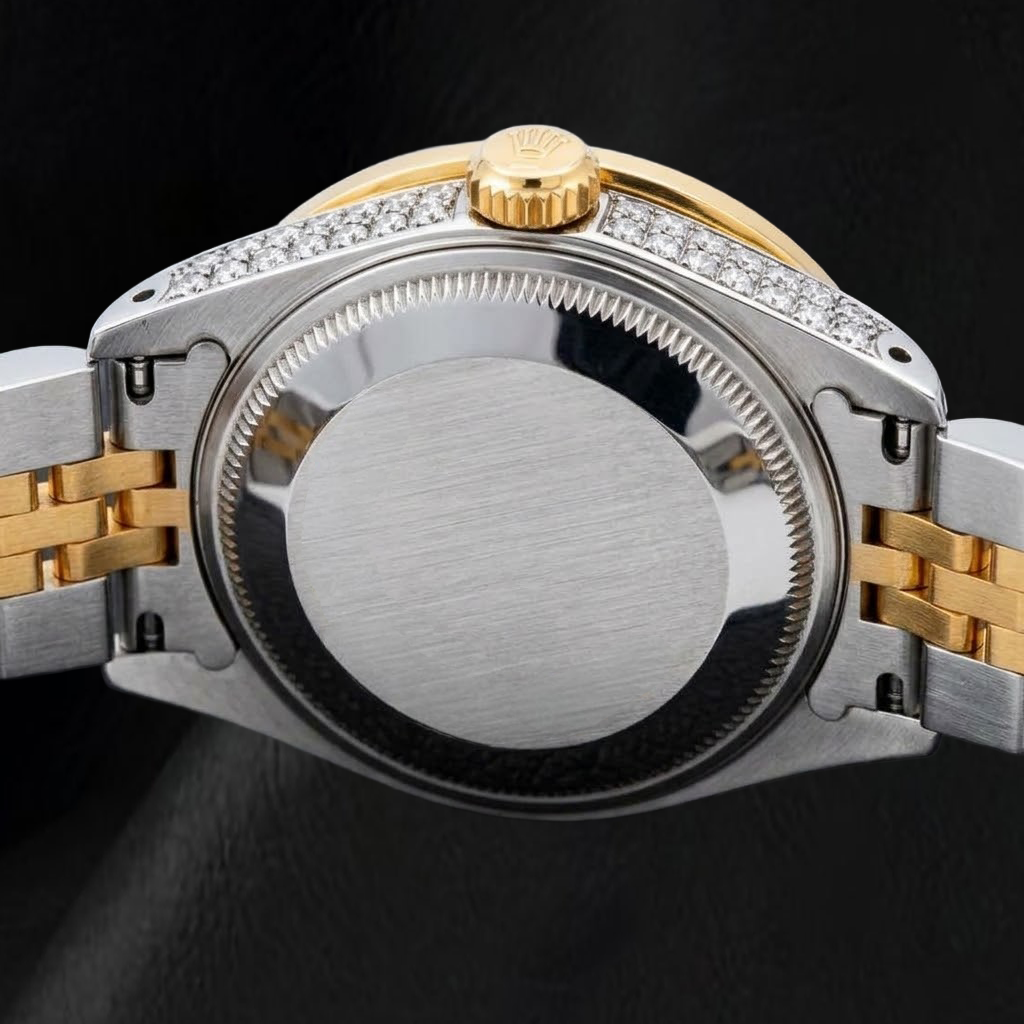 Rolex Datejust 6917 26mm Silver Diamond Dial Two Tone Watch