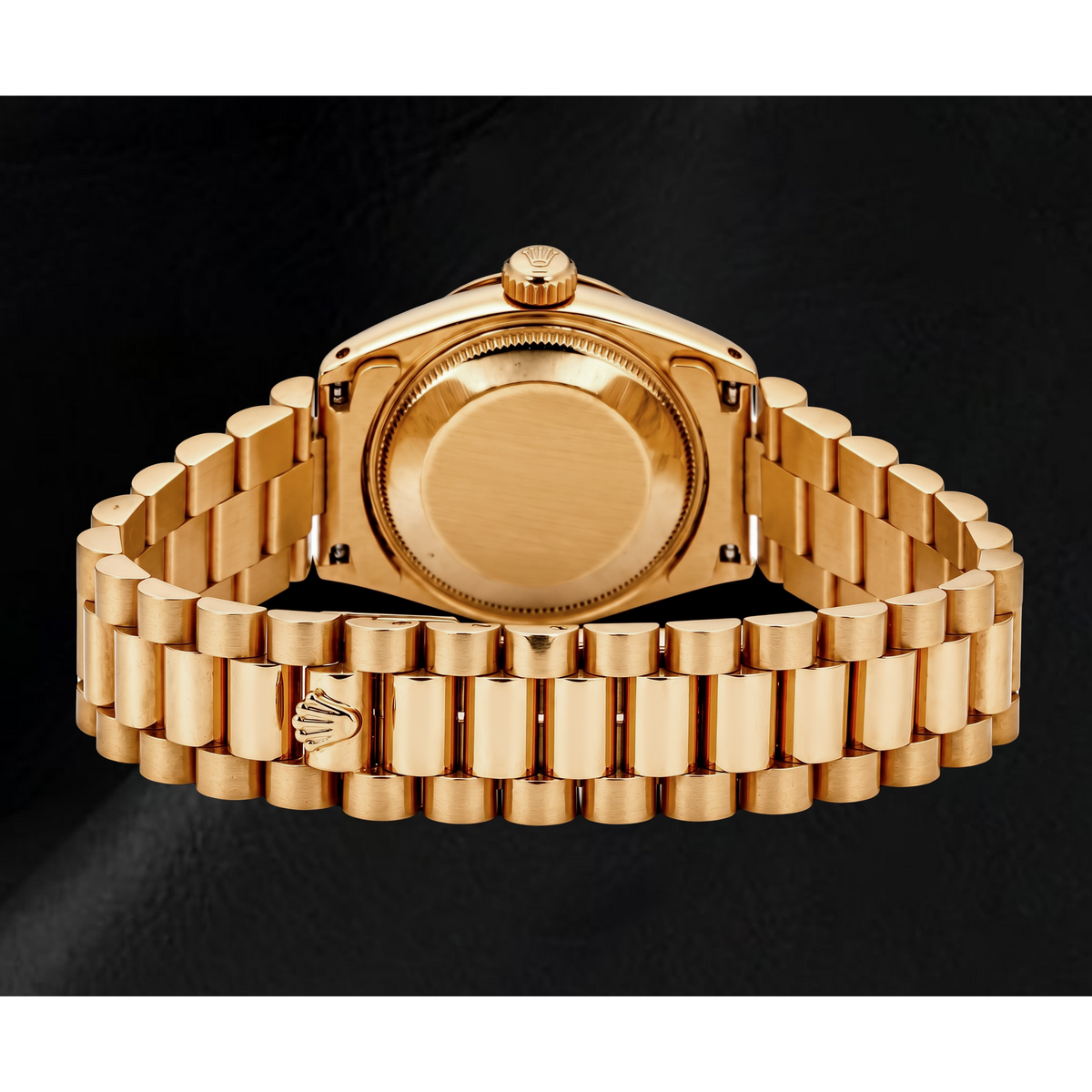 Rolex Datejust 6917 26mm White Mother of Pearl String Diamond Dial Yellow Gold Watch