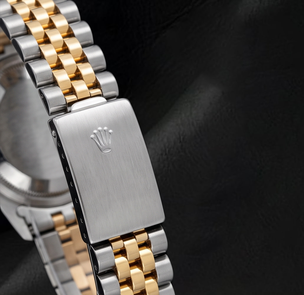 Rolex Datejust 6917 Silver Diamond Dial 26mm Two Tone Watch