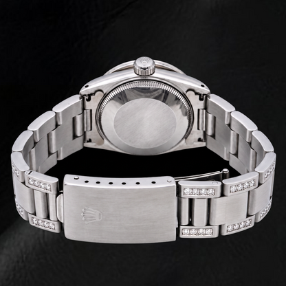 Rolex Datejust 78240 31mm Silver Diamond Dial Stainless Steel Watch