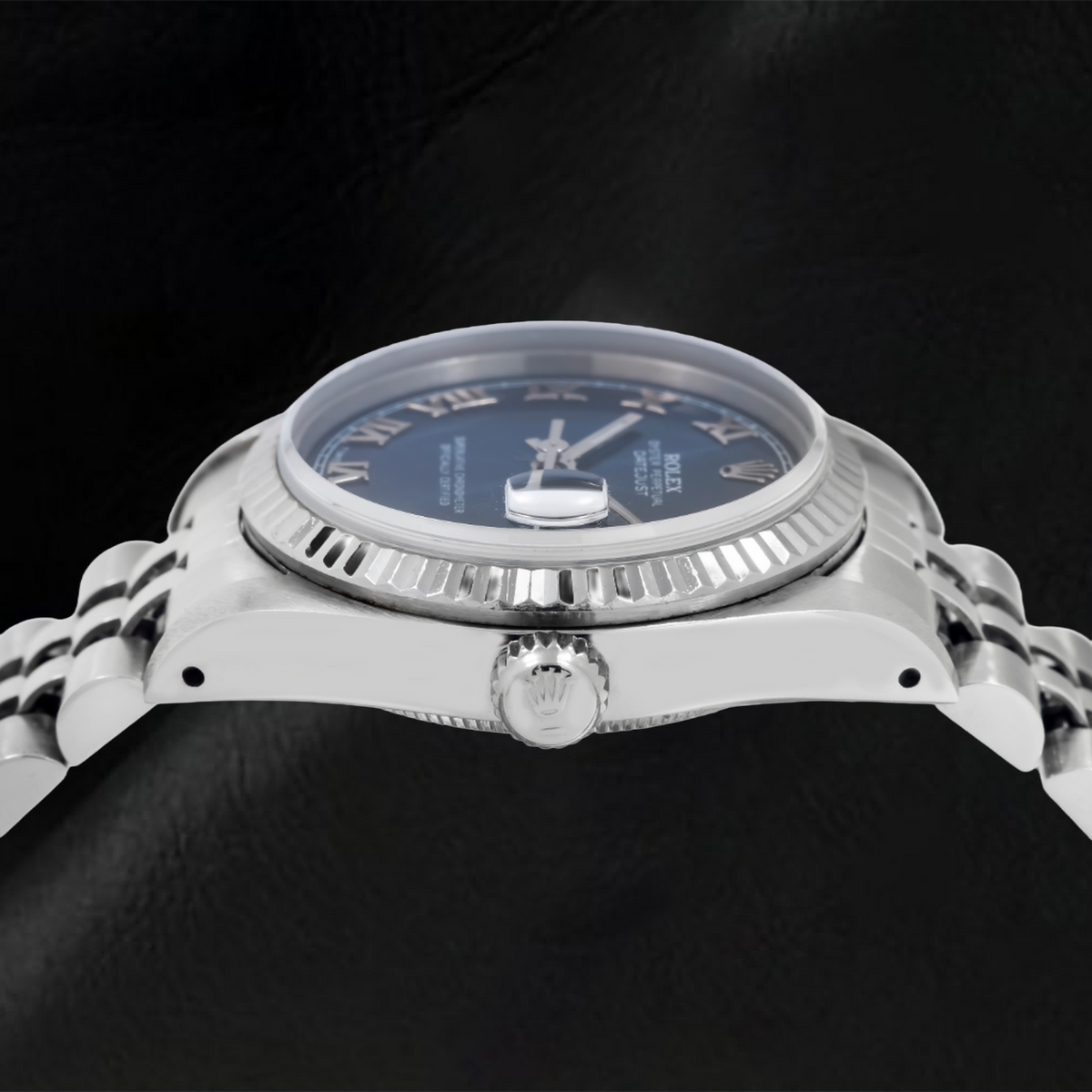 Rolex Datejust 78274 31mm Blue Roman Dial Stainless Steel Jubilee Bracelet Watch