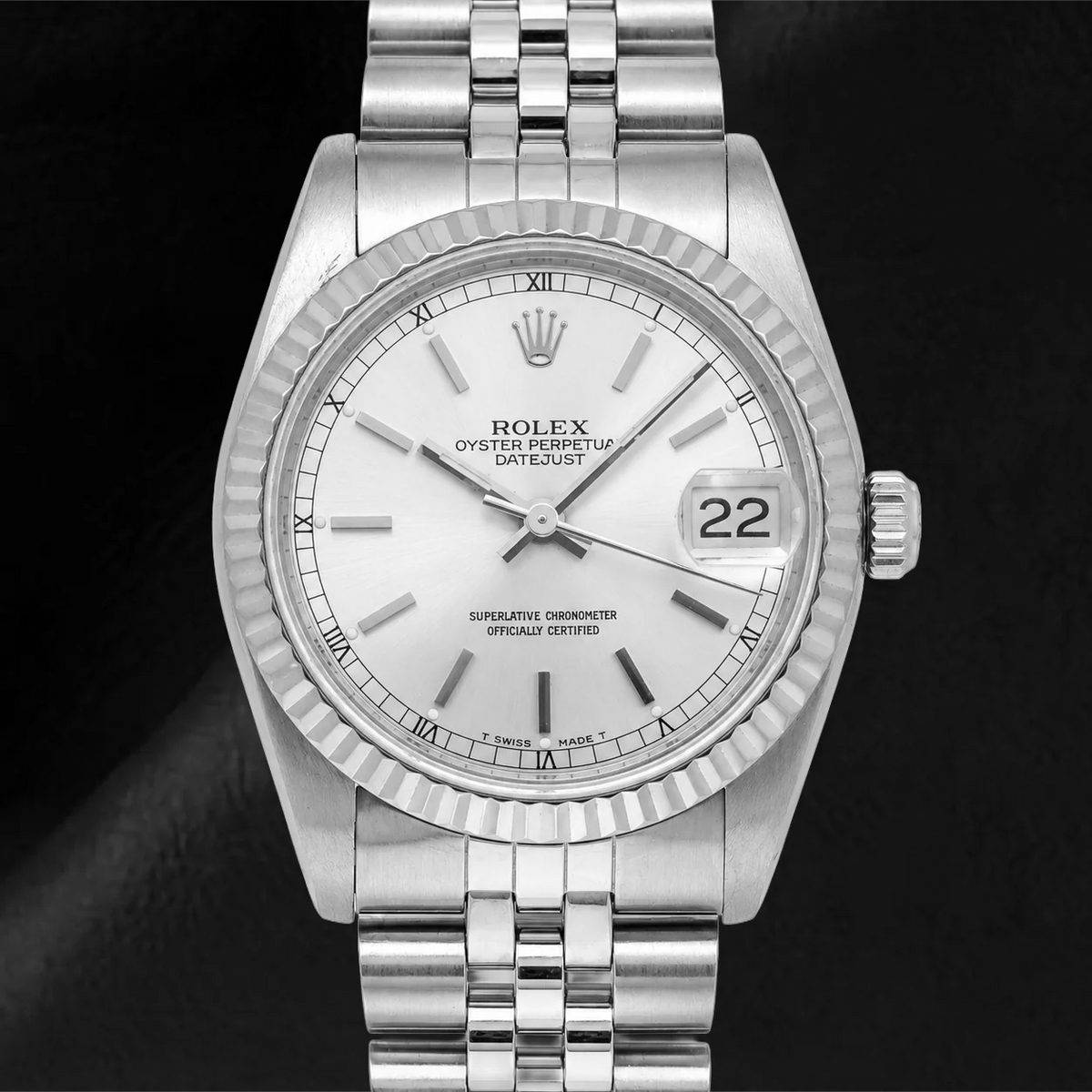 Rolex Datejust 78274 31mm Silver Dial Stainless Steel Jubilee Bracelet Watch