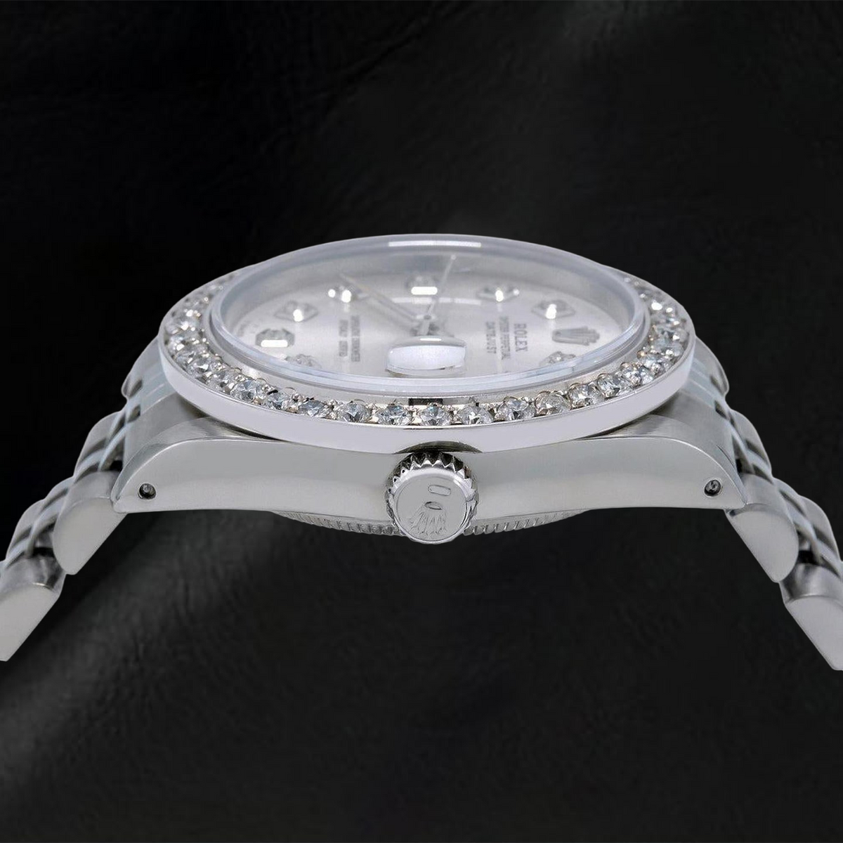 Rolex Datejust 78274 31mm Silver Diamond Dial Stainless Steel Jubilee Bracelet Watch