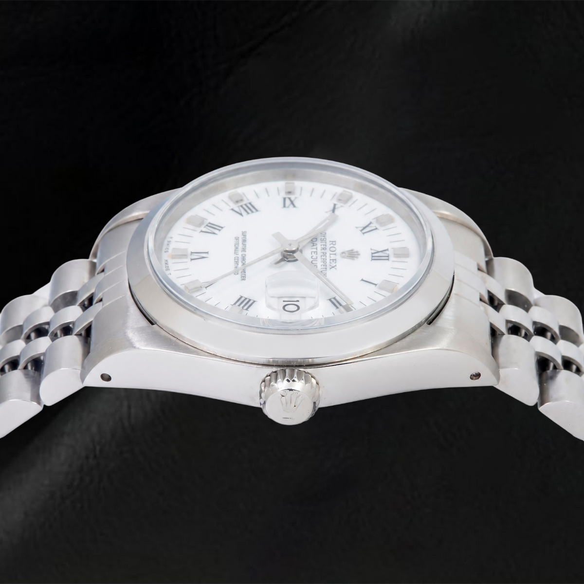Rolex Datejust 78274 31mm White Roman Dial Smooth Bezel Stainless Steel Jubilee Bracelet