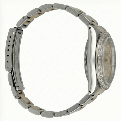 Rolex Datejust Diamond Bezel Two Tone Woman Watch