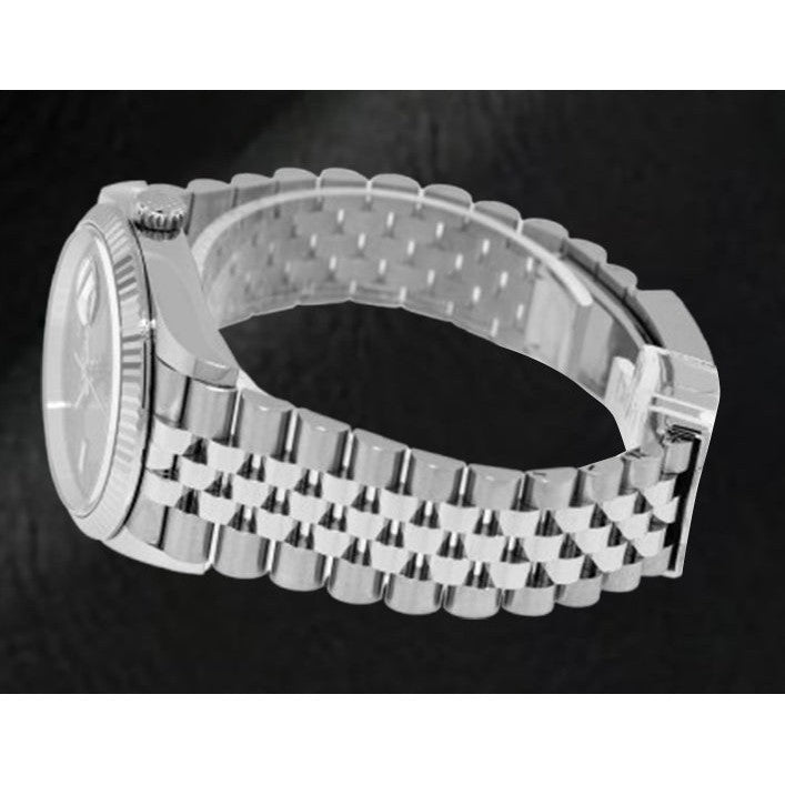 Rolex Datejust Grey Wimbledon Roman Dial 36 mm Stainelss Steel Watch