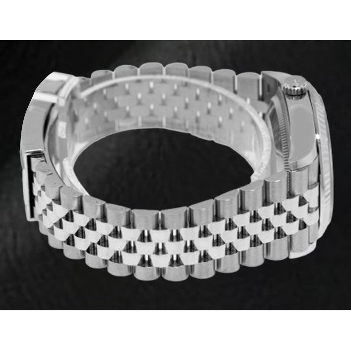 Rolex Datejust Grey Wimbledon Roman Dial 36 mm Stainelss Steel Watch