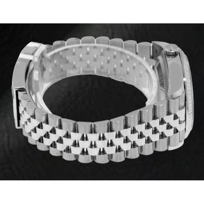 Rolex Datejust Grey Wimbledon Roman Dial 36 mm Stainelss Steel Watch