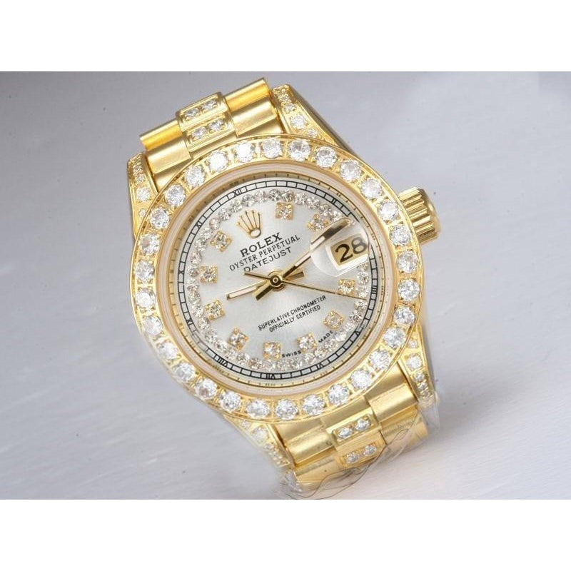 Lady Watch Yellow Gold Bracelet