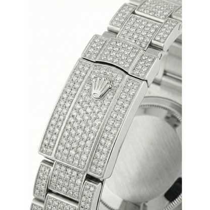 Rolex Datejust Ladies Watch Fully Diamond Bracelet 12 Carats