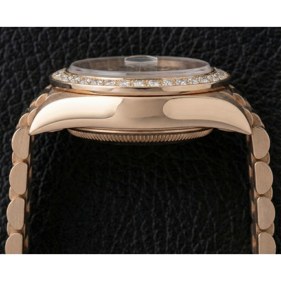 Rolex Datejust Ladies Watch Mother Of Pearl String Diamond Dial Yg