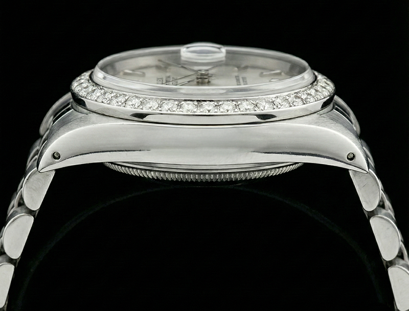 Rolex Datejust Lady Watch Stainless Steel Diamond Bezel White