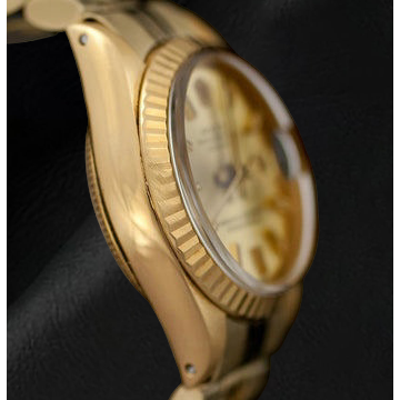 Rolex Datejust President Style 26 mm Yellow Gold Ladies Watch