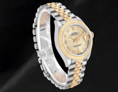 Rolex Datejust Roman Dial 28 mm Ladies Two Tone 279173 Watch