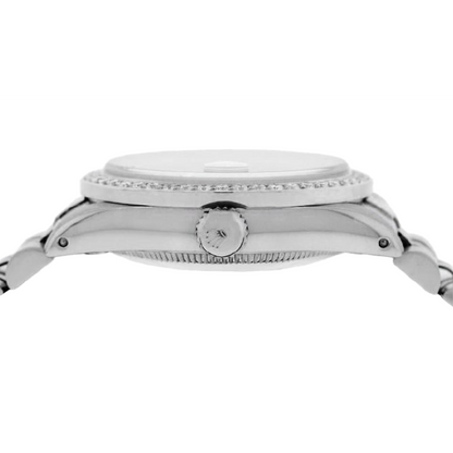 Rolex Datejust Salmon Diamond Dial Bezel 31mm Stainless Steel Watch