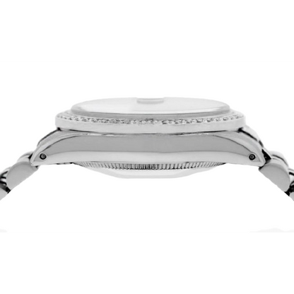 Rolex Datejust Salmon Diamond Dial Bezel 31mm Stainless Steel Watch