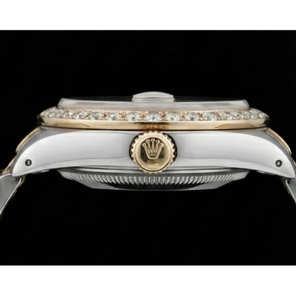 Rolex Datejust Tapestry Diamond Dial Bezel Ladies Watch Ss & Gold
