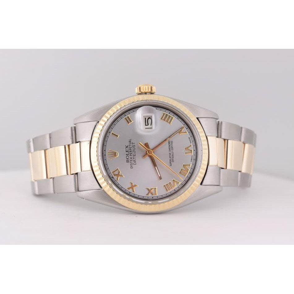 Datejust Watch Fluted Bezel Oyster