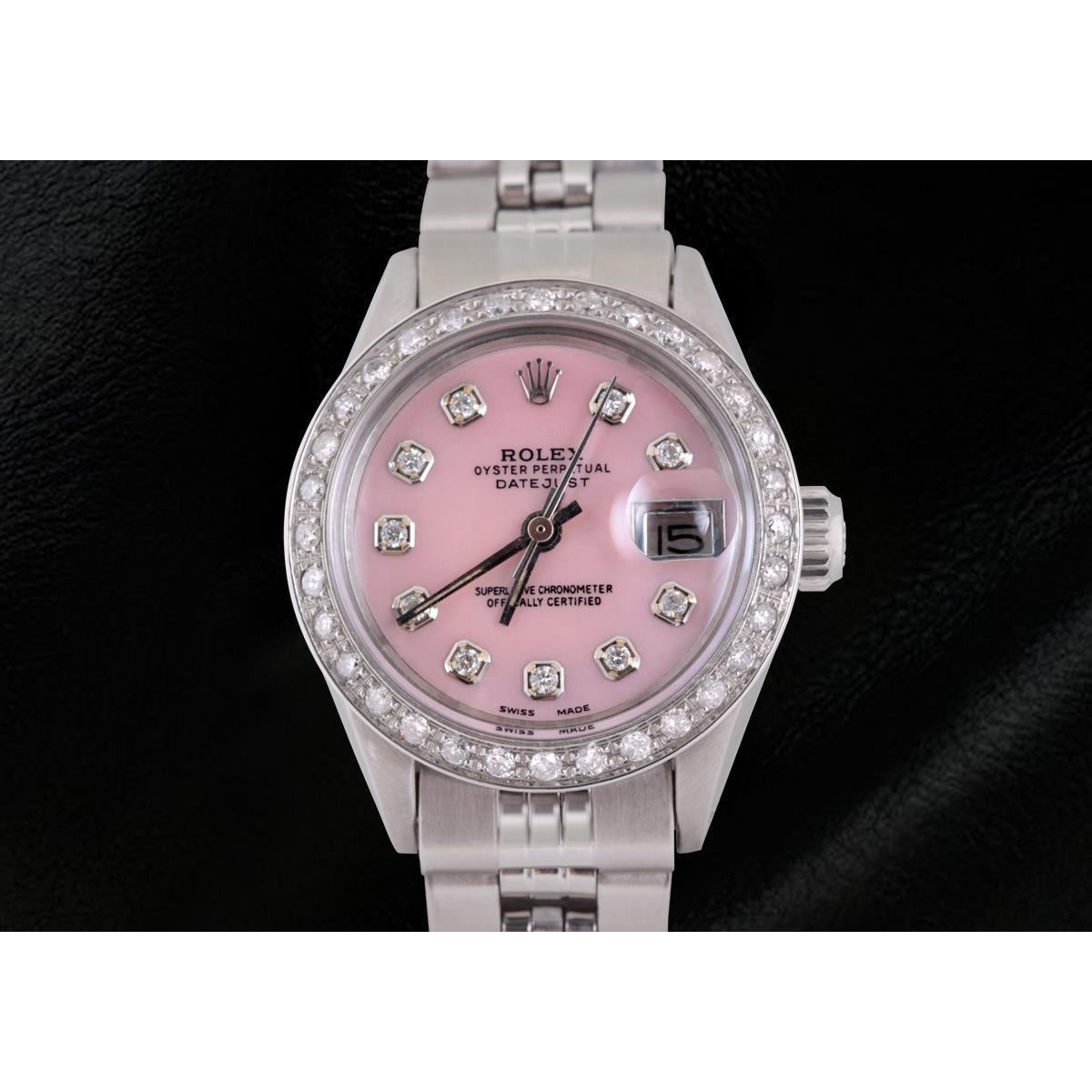 Ss Jubilee Bracelet Diamond Dial Bezel Women