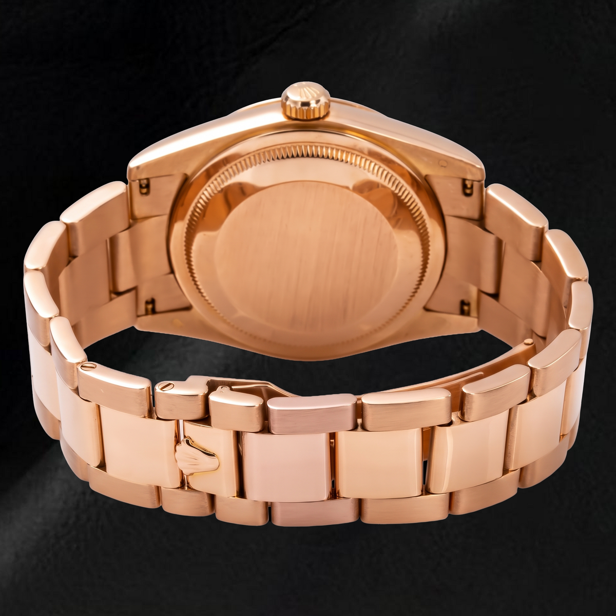 Rolex Day-Date 118235 36mm Sundust Roman Dial 18K Rose Gold Oyster Bracelet