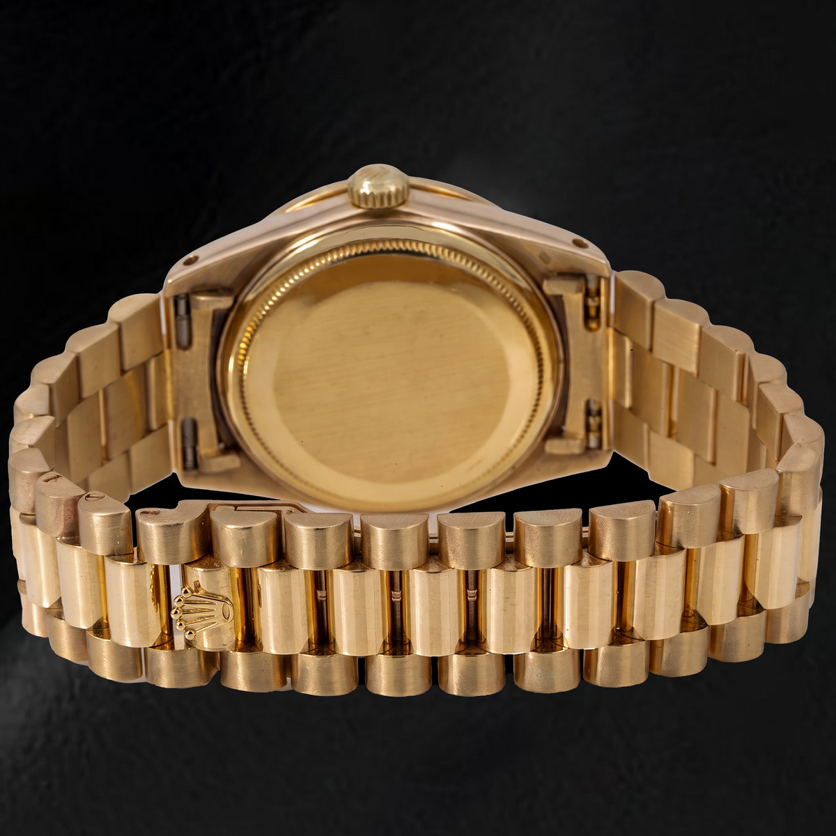 Rolex Day-Date 1803 36mm Champagne Diamond Dial 18K Yellow Gold Watch