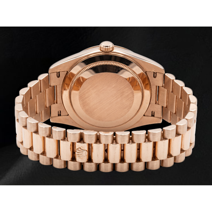 Rolex Day Date 228235 40mm White Roman Dial Rose Gold Watch
