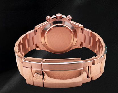 Rolex Daytona Coffee Brown Arabic Cosmograph Dial Rose Gold Watch 18K