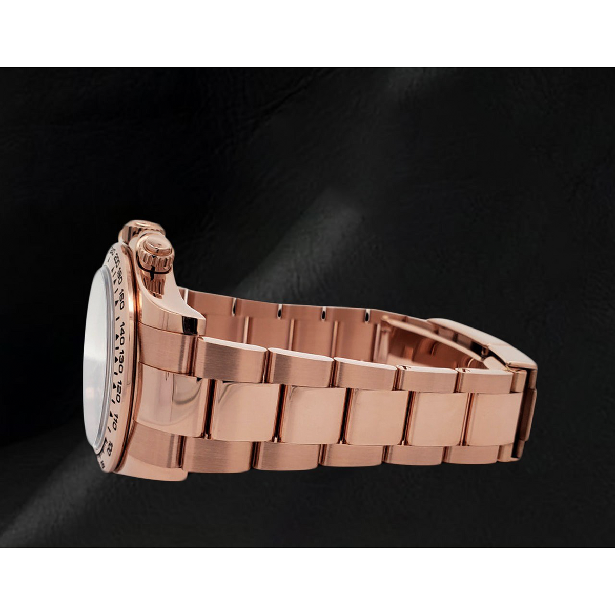 Rolex Daytona Coffee Brown Arabic Cosmograph Dial Rose Gold 18K Watch