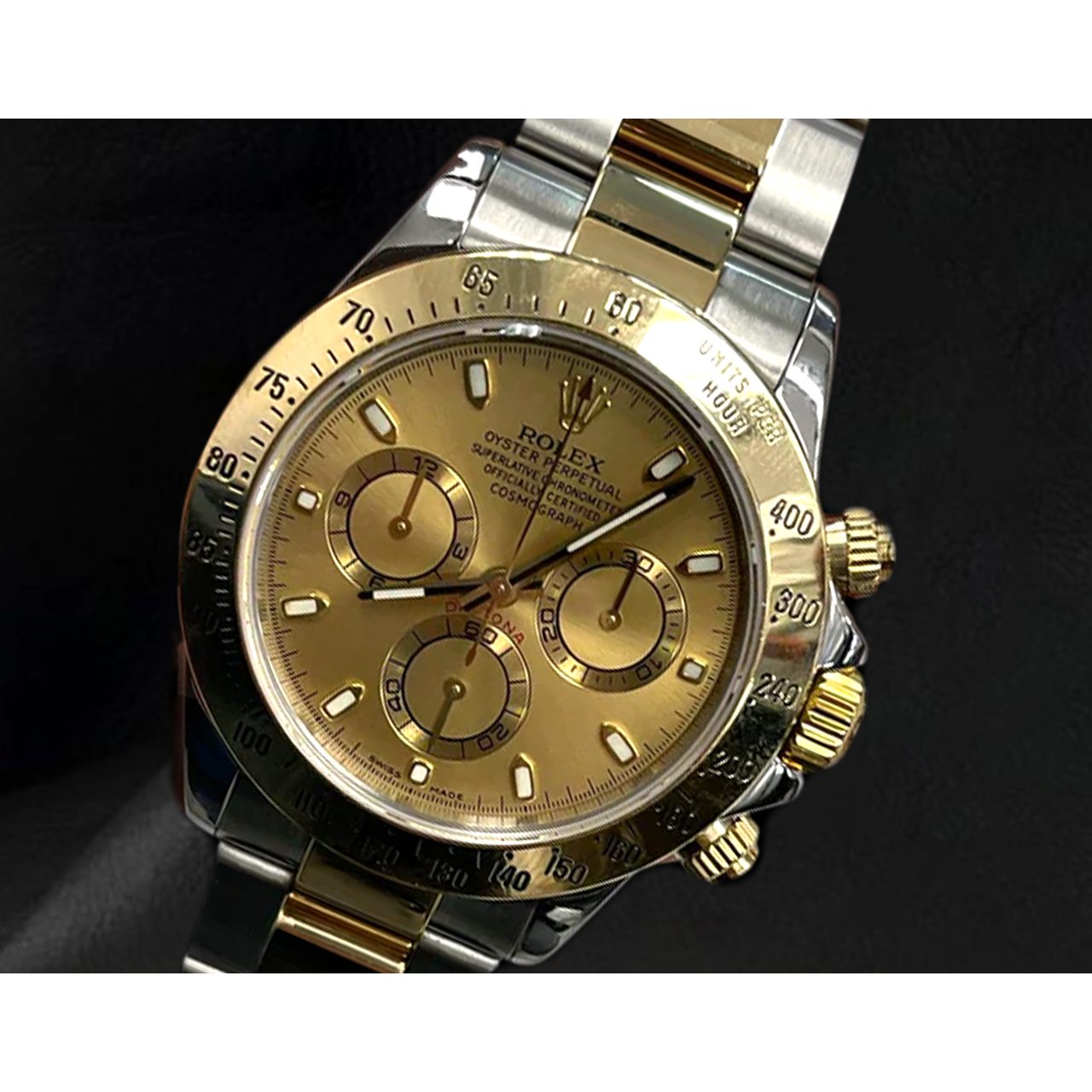 Rolex Daytona Cosmograph Champagne Dial Two Tone Watch