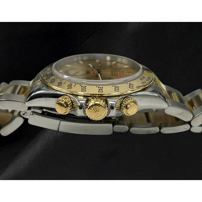 Rolex Daytona Cosmograph Champagne Dial Two Tone Watch