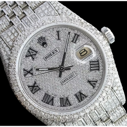 Rolex Diamond Iced Out 12 Carat 36mm watch