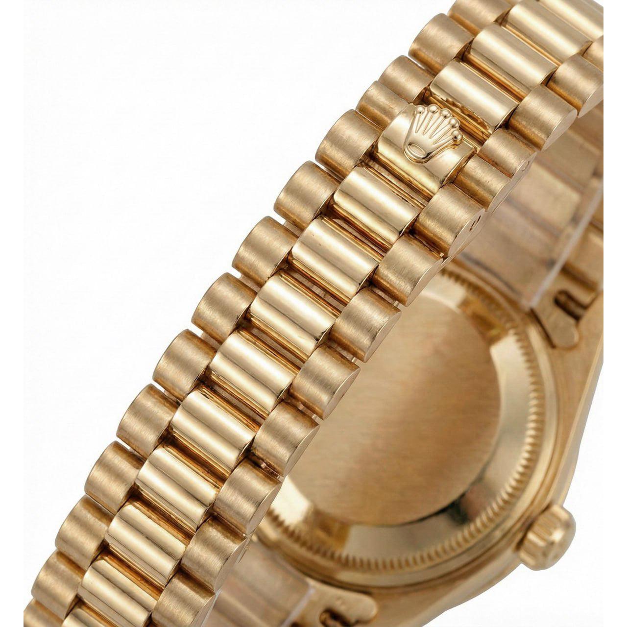 Rolex Dj Watch Presidential Style Gold Bezel Diamond Dial Rolex