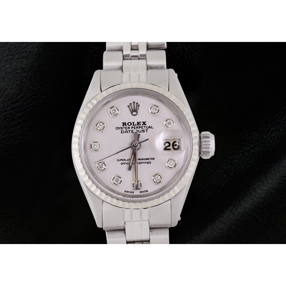 Rolex Dj Watch White Diamond