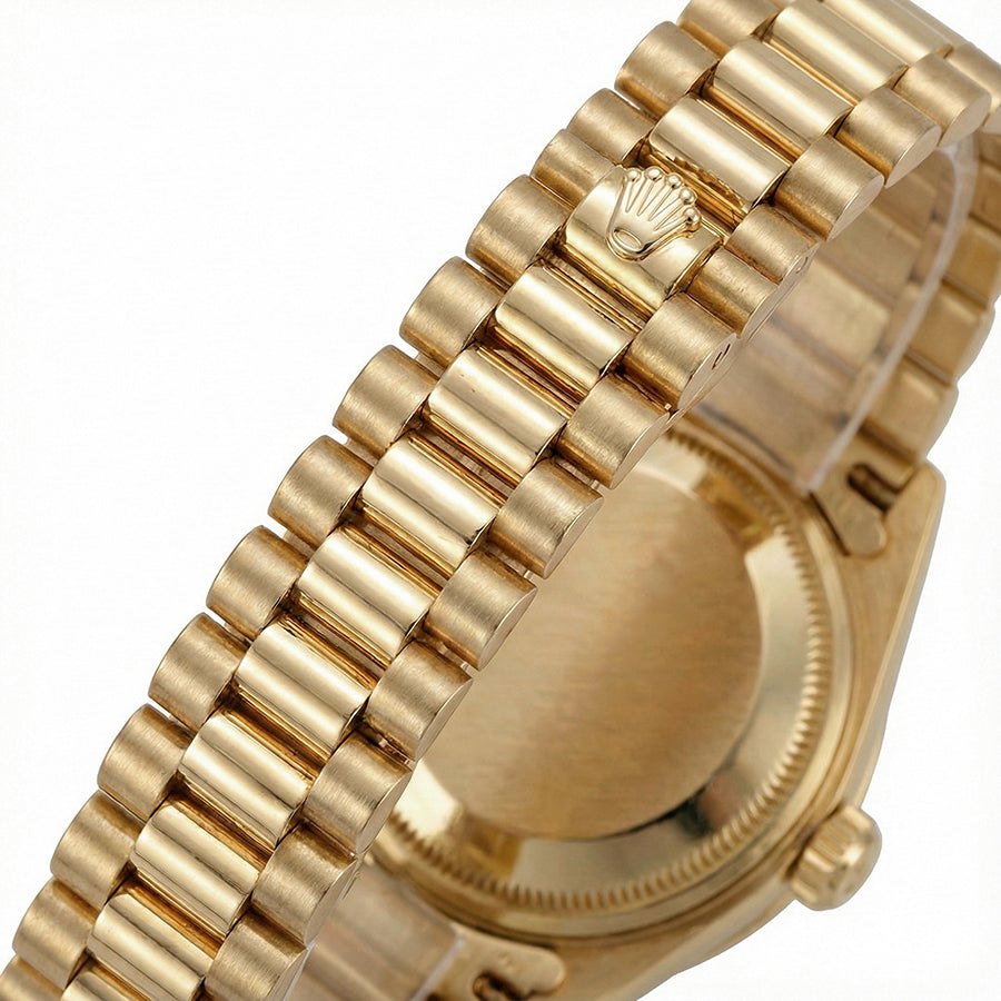 Rolex Dj White Roman Dial Diamond Bezel Presidential Style Gold