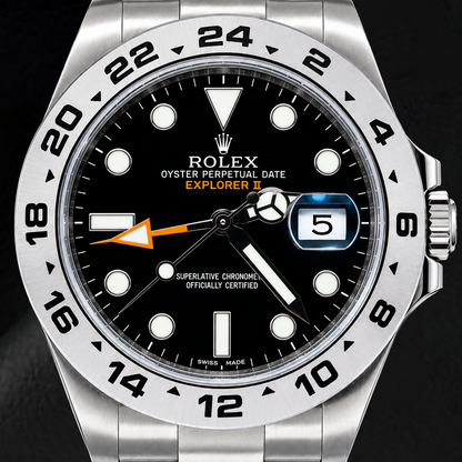 Rolex Explorer II 216570 42mm Black Luminous Dial Stainless Steel Watch